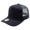 Cambridge Print Visor Rope USA Flag Hat (Navy)