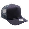 Cambridge Print Visor Rope USA Flag Hat (Navy)