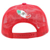 Cambridge Print Visor Rope MX Flag Hat (Red)