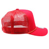 Cambridge Print Visor Rope MX Flag Hat (Red)