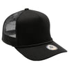 Cambridge Print Visor Rope USA Flag Hat (Black)