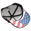 Cambridge Print Visor Rope USA Flag Hat (Black)