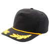 PB320 Bayleaf-2 5Panel Unstructured Cap (Black)