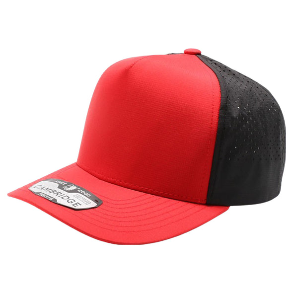 PB315 Plain Punch Cambridge 5Panel High Frame (Red/Black)