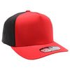 PB315 Plain Punch Cambridge 5Panel High Frame (Red/Black)