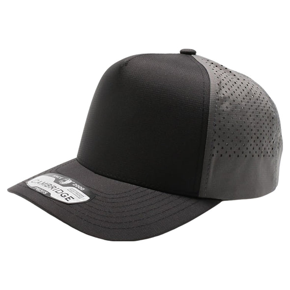 PB315 Plain Punch Cambridge 5Panel High Frame (Black/Charcoal)