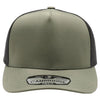 PB315 Plain Punch Cambridge 5Panel High Frame (Olive/Black)