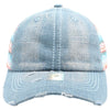 PB136WP Lady Plain Ponytail Hat (L.Denim)