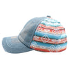 PB136WP Lady Plain Ponytail Hat (L.Denim)