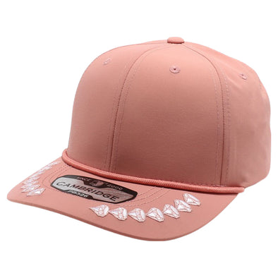 PB326 Bayleaf-4 Diamond Hat (Coral)