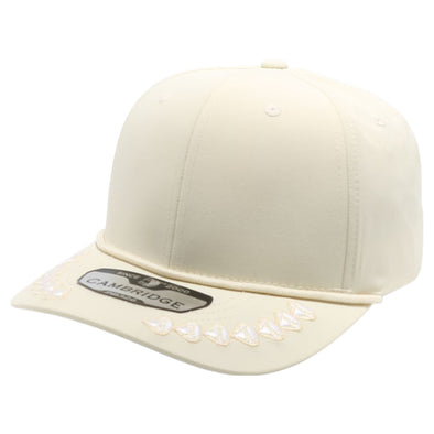 PB326 Bayleaf-4 Diamond Hat (Cream)