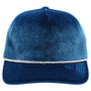 PB281  5-Panel Velvet Rope Snapback (Teal)