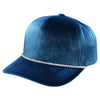 PB281  5-Panel Velvet Rope Snapback (Teal)