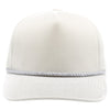 PB281  5-Panel Velvet Rope Snapback (Cream)