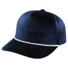 PB281  5-Panel Velvet Rope Snapback (Navy)