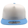 PB292 Two Tone 5-Panel Snapback Hat (Cream/Sky)