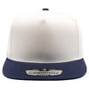 PB292 Two Tone 5-Panel Snapback Hat (Cream/Navy)