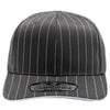 PB327 6-Panel Pinstripe Snapback Hat (D.Gray/White)