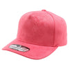 PB283 5-Panel Suede Snapback (Red)