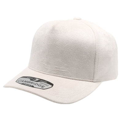 PB283 5-Panel Suede Snapback (Cream)