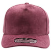 PB283 5-Panel Suede Snapback (Burgundy)