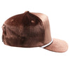 PB281  5-Panel Velvet Rope Snapback (Brown)