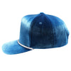 PB281  5-Panel Velvet Rope Snapback (Teal)