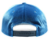 PB281  5-Panel Velvet Rope Snapback (Teal)