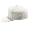 PB281  5-Panel Velvet Rope Snapback (Cream)