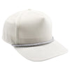 PB281  5-Panel Velvet Rope Snapback (Cream)