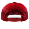 PB281  5-Panel Velvet Rope Snapback (Red)