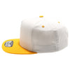 PB292 Two Tone 5-Panel Snapback Hat (Cream/Gold)