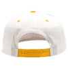 PB292 Two Tone 5-Panel Snapback Hat (Cream/Gold)