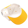 PB292 Two Tone 5-Panel Snapback Hat (Cream/Gold)