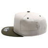 PB292 Two Tone 5-Panel Snapback Hat (Cream/Olive)