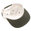 PB292 Two Tone 5-Panel Snapback Hat (Cream/Olive)