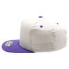 PB292 Two Tone 5-Panel Snapback Hat (Cream/Purple)