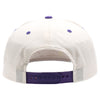 PB292 Two Tone 5-Panel Snapback Hat (Cream/Purple)