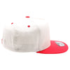 PB292 Two Tone 5-Panel Snapback Hat (Cream/Red)