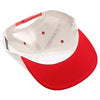 PB292 Two Tone 5-Panel Snapback Hat (Cream/Red)