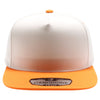 PB292 Two Tone 5-Panel Snapback Hat (Cream/Orange)