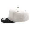 PB292 Two Tone 5-Panel Snapback Hat (Cream/Black)