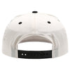 PB292 Two Tone 5-Panel Snapback Hat (Cream/Black)