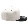 PB292 Two Tone 5-Panel Snapback Hat (Cream/Black)