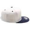 PB292 Two Tone 5-Panel Snapback Hat (Cream/Navy)