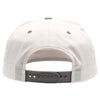 PB292 Two Tone 5-Panel Snapback Hat (Cream/Gray)