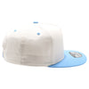 PB292 Two Tone 5-Panel Snapback Hat (Cream/Sky)