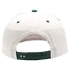 PB292 Two Tone 5-Panel Snapback Hat (Cream/Green)