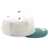 PB292 Two Tone 5-Panel Snapback Hat (Cream/Green)