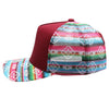 PB275PT Lady Plain Pony Tail Meshback Hat (Burgundy)